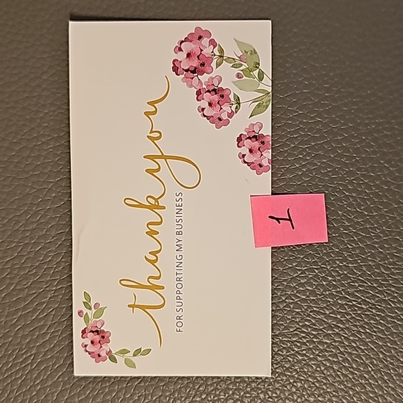 🔥 'Thank You' Business Cards (50 count] - Picture 2 of 5